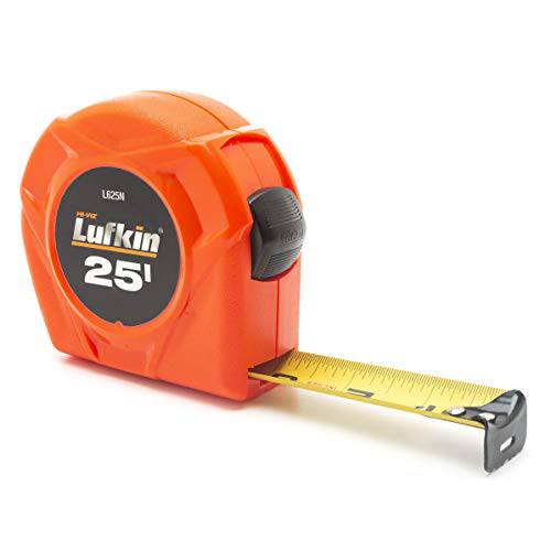 Lufkin L625KR Tapes, 1/ X25’ Pwr Tape, L625 with 6’ Tape, Orange-Yellow