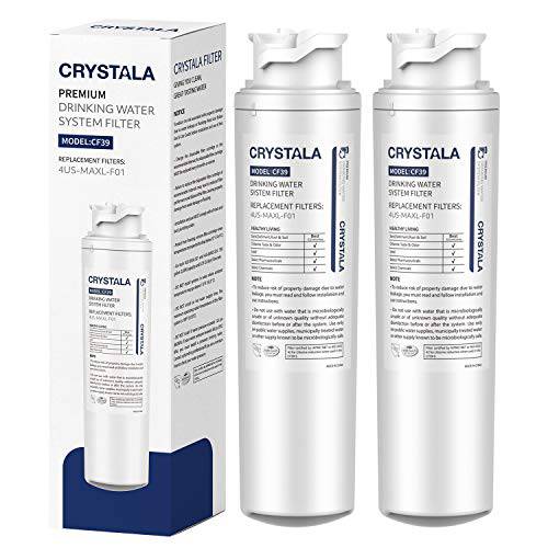Crystala 용수필터,물필터,여과기,필터 고 퍼포먼스 음료 워터 시스템 필터 2 Packs