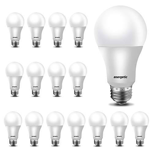 A19 LED 라이트 Bulb, 40 Watt Equivalent, 3000K Warm White, E26 미디엄 Base, Non-Dimmable LED 라이트 Bulb, UL Listed, 16-Pack