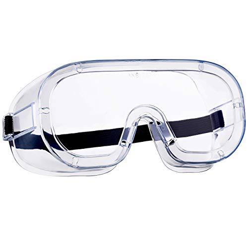 NoCry 보호 세이프티,안전 Goggles with Clear, 스크레치 내구성 Lenses, Anti-Fog Coating and 범용 Fit, ANSI Z87.1 Approved, Non-Vented