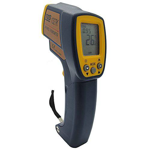 TES 1327K Infrared Thermometer/ k-type