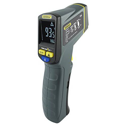일반 Tools TS05 ToolSmart 블루투스 연결가능 레이저 온도 Gun, 써멀 Detector, 디지털 Infrared 조리온도계