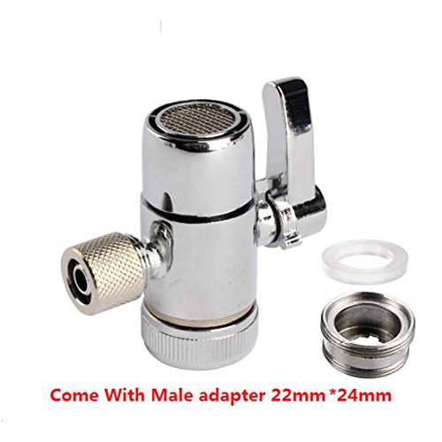 Realgoal Divert 밸브 3/ 8 inch 배관 with Male 어댑터 for Faucet