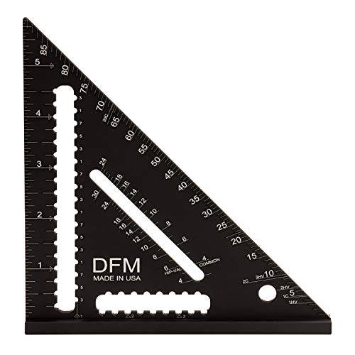 DFM 6 Inch Trade 에디션 목공 사각형 MADE IN USA (블랙)