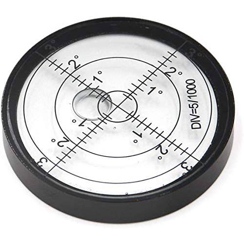 XMLEI  조절 하이 정밀 둥근 Bullseye 기포 알루미늄 케이스 Bullseye 스피릿 기포 서피스 레벨 둥근 Inclinometers for Surveying Instruments and Tribrachs, Ø60mm, 정확성 15’/ 2