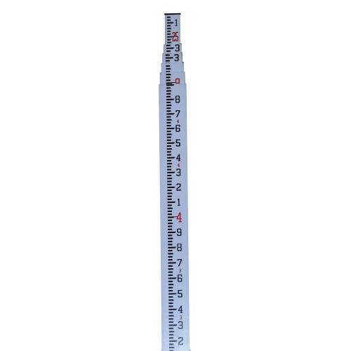 CST/ berger 06-925 MeasureMark 25-Foot 유리섬유 등급 로드 in Feet, Tenths and Hundredths