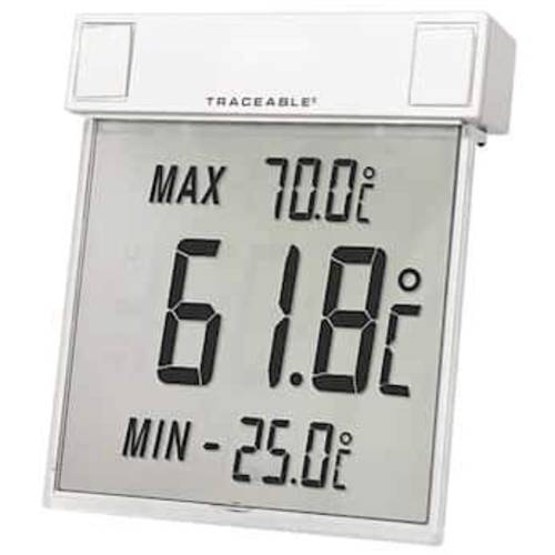 Digi-Sense Traceable Big-Digit See-Thru 디지털 조리온도계 눈금측정; Celsius