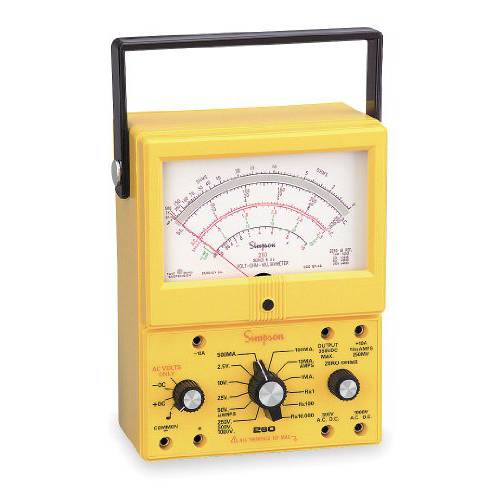 Simpson 260-8XI/ 12395 아날로그 멀티미터,전기,전압계,측정 VOM