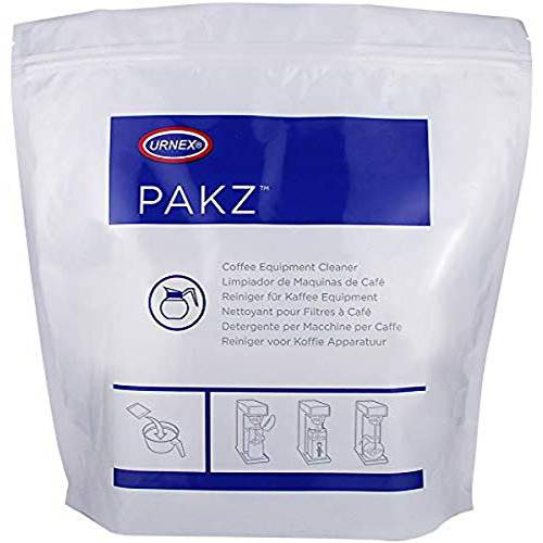 Pakz 프로페셔널 커피 장비 클리너 - 20 Packets - 청소 브루 바스킷 and 서버 동시에