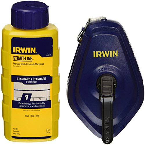 Irwin 툴 Strait-Line 1932883 IRWIN Speedline 초크,분필 릴, 블루