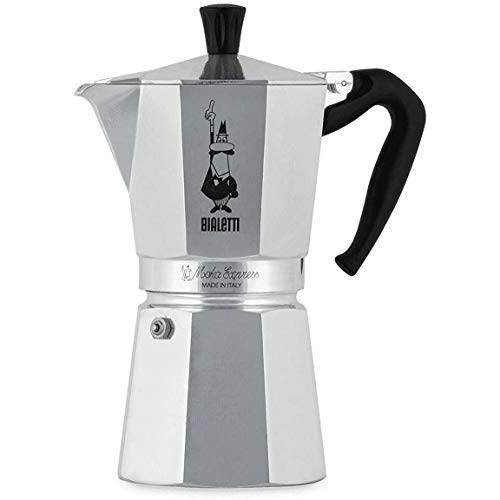 Bialetti  모카 Express, 스토브톱 커피머신, 커피 캡슐 머신, 커피 메이커, 알루미늄, 9-Cup 에스프레소,커피