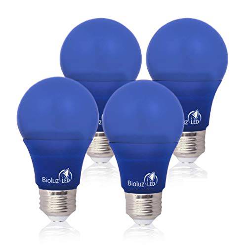 Bioluz LED  블루라이트 전구 60W 교체용 Non-Dimmable A19 LED 전구 4-Pack