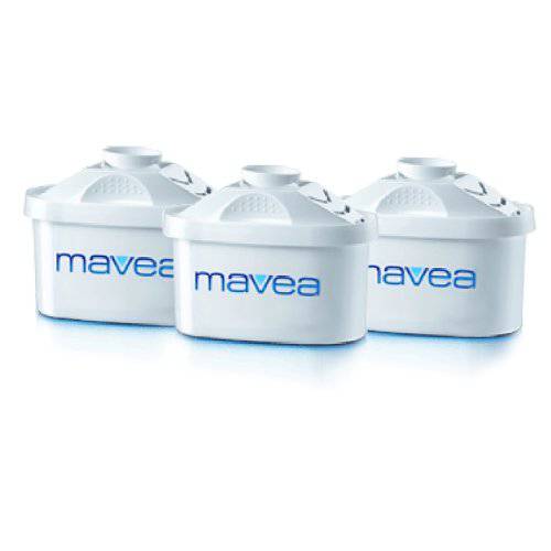 Mavea 1001122 Maxtra 교체용 필터 Mavea  워터 여과 피처, 피쳐 - 팩 of 3 -,  화이트