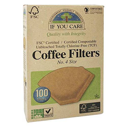If You Care,  커피 필터 No. 4, 100 Count