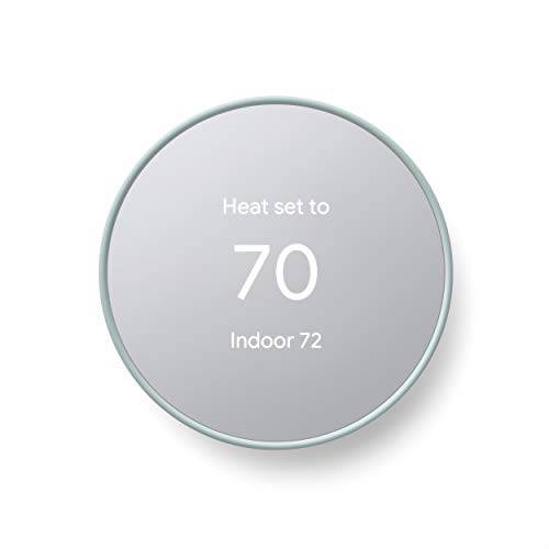 Google  네스트 온도조절기 - 스마트 온도조절기 가정용 - 프로그래밍가능 와이파이 온도조절기 - Fog