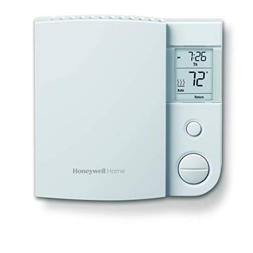 Honeywell Home RLV4305A1000/ E1 전기,전동 베이스보드 Heaters Rlv4305A1000/ E 5-2 Day 프로그래밍가능 온도조절기, 240 V, 1 Deg F, Whites