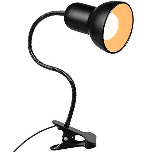 데스크 램프, 360°Rotation 클립 on 램프, 클립 On 독서등, 구즈넥 Lamp-On 케이블, 휴대용 클립 on 라이트/ 독서 북 라이트/ 클램프 라이트, Eye-Caring Study 클램프 침실 오피스 홈 라이트닝