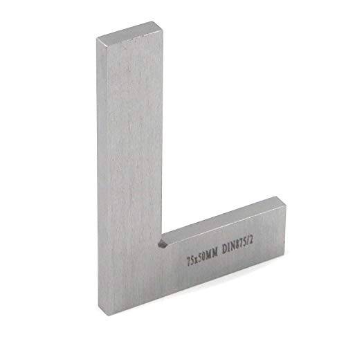 Tulead  카본 스틸 기계공 사각 정밀 사각 목공 사각 75x50mm/ 2.95x2 직각 자