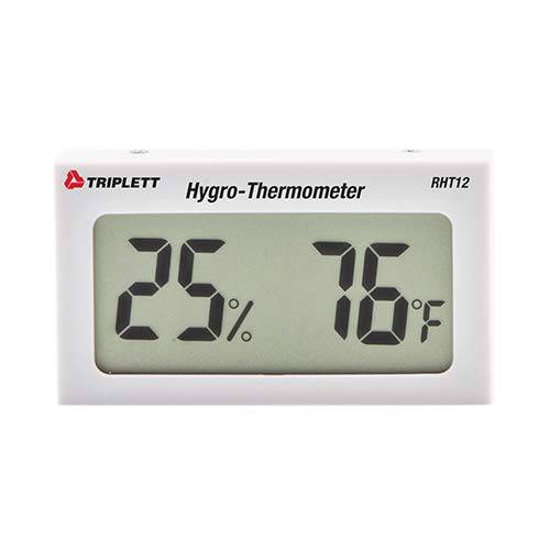 Triplett RHT12 미니 디지털 실내 Hygro-Thermometer 듀얼 디스플레이 습도 and 온도