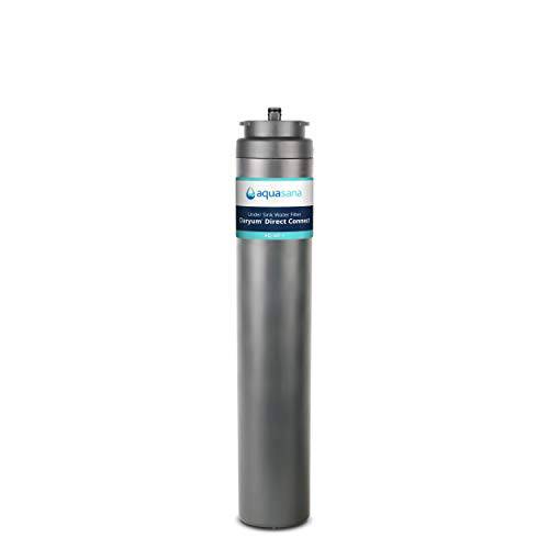 Aquasana 언더 싱크대 용수필터, 물 필터, 정수 필터 교체용 - Claryum 다이렉트 연결 언더 카운터 여과 시스템 - AQ-MF-1-R