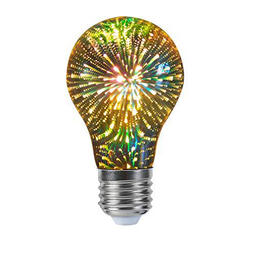 KYTD E27 E26 LED Infinity 3D Fireworks 이펙트 LED 라이트 전구, 스타 불꽃 라이트 전구, 4.3H x 2.4 D, 장식용 전구, 분위기 라이트 전구, 100V -260V, 4.5Watts