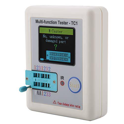 Multi-Function 테스터, 1.8inch Colorful 디스플레이 Pocketable 다기능 TFT 백라이트 트랜지스터 LCR-TC1 테스터 Diode 삼극관 콘덴서 저항기 트랜지스터, etc