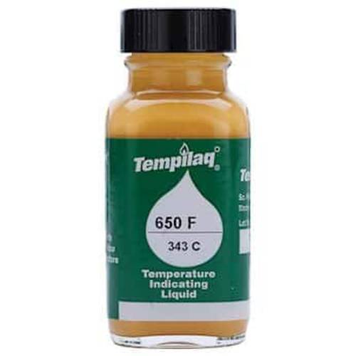 Tempil TEMPLAQ0650F2OZ 1BGC Tempilaq Temperature-Indicating 페인트, 650F (2-oz 단지)