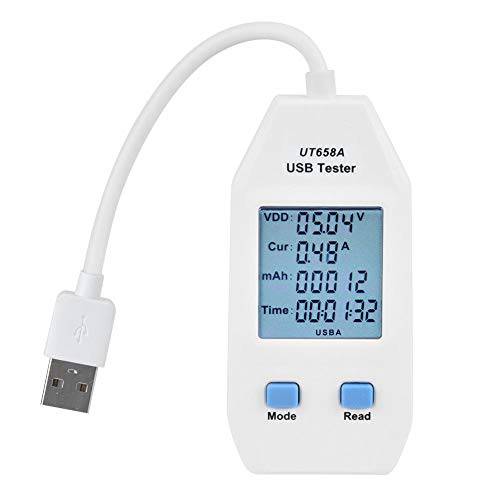 UT658 USB 테스터 USB 탐지기 디지털 전압계 전류계 파워 용량 테스터 전압 Current Meter(UT658A)
