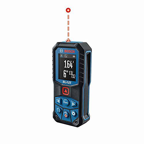 보쉬 GLM165-22 165’ 블레이즈 인체공학 무선 레드 디지털 레이저 치수, 측정