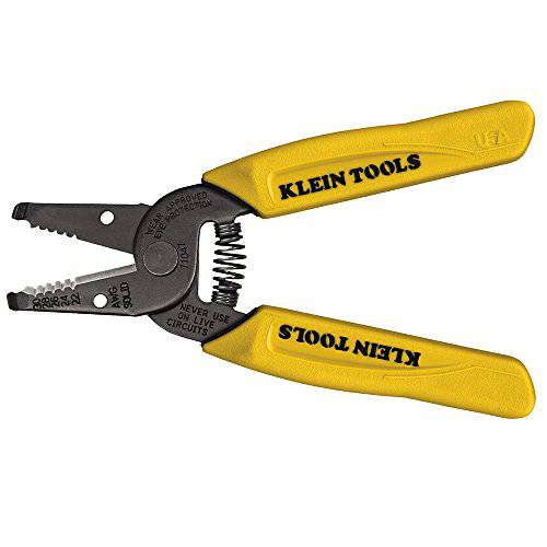 Klein 툴 11047 와이어 스트리퍼, 30 to 22 AWG, 6-1/ 4 in, Yellow