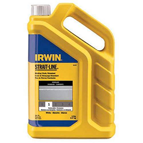 IRWIN 툴 STRAIT-LINE 스탠다드 마킹 초크,분필, 5-pound, 형광 오렌지 (65105)