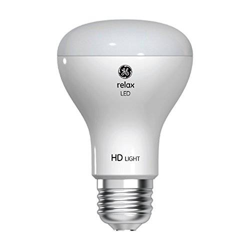GE Relax HD 플러드 라이트 밝기조절가능 LED 라이트 전구, R20 LED 플러드 라이트 (45 와트 교체용 LED 전구), 450 루멘, 미디엄 베이스 라이트 전구, 소프트 화이트, 1-Pack LED Floodlights, Title 20 Compliant