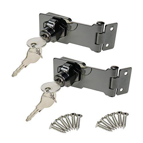 Rannb 키,열쇠 걸쇠 잠금 3 인치 블랙 트위스트 노브 키,열쇠 잠금 걸쇠 키,열쇠 한쌍 - 2pcs