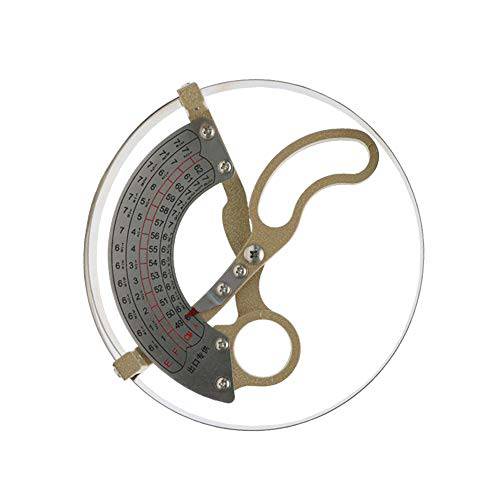 스테인레스 스틸 가위 타입 자 모자 캘리퍼스, 노기스, 측경 양각기 링 나침반 캡 사이즈 측정 툴 (57-70cm)