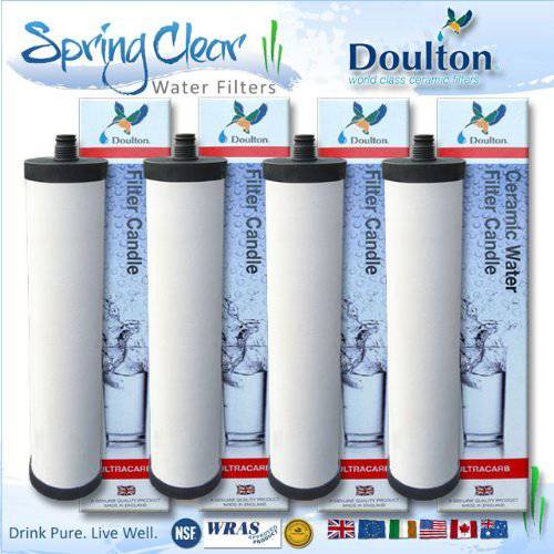 4 x 팩 - Franke Triflow 호환가능한 필터 카트리지 By Doulton M15 Ultracarb (No 수입 듀티 or Taxes to pay on this Product)