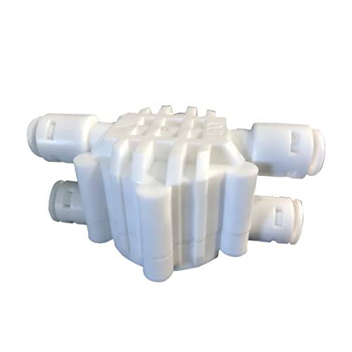 XINWOO 1/ 4 인치 튜브 자동 차단 밸브 커넥터 푸시 to 퀵커넥트 피팅 리버스 삼투 워터 정화기 Filters(1pc 자동차단)