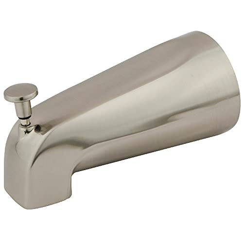 Kingston 황동 K189A8 디자이너 Trimscape Showerscape 5-Inch 징크,아연 Tub 주둥이 Diverter, Brushed 니켈