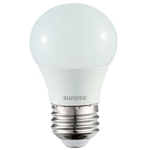 SUNLITE 80218-SU LED A15 냉장고 라이트 전구, 5.5 와트 (40W 호환), 450 루멘, 미디엄 베이스 (E26), 밝기조절가능, 프로스트,프로스티드 마감, UL Listed, 에너지 스타, 40K - 쿨 화이트, 1 팩