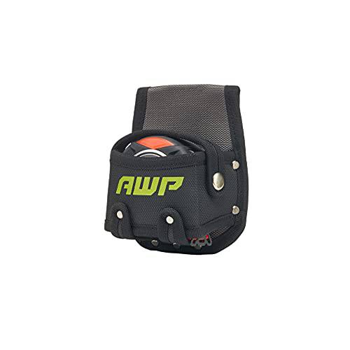 AWP 테이프 치수, 측정 파우치 | Heavy-Duty 폴리에스터 테이프 치수, 측정 홀더 스틸 벨트 클립, 블랙, 6 H x 3 D x 4.5 W