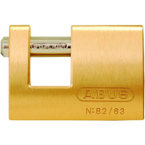 ABUS 82/ 63 모노블록 황동 맹꽁이자물쇠,통자물쇠,자물쇠 키,열쇠 여러