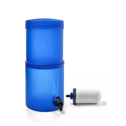 ProOne 큰 II 중력 용수필터, 물 필터, 정수 필터, 2.5-Gallon 워터 여과 시스템 5-Inch 필터 and BPA-Free Spigot