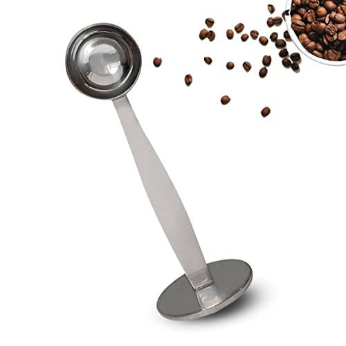 2-in-1 커피 Scoops, 304 스테인레스 스틸 Tablespoon 치수, 측정 스푼, 고정 바텀 커피 빈 프레스 커피 그라인딩 압박, 15 ml
