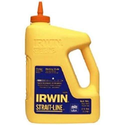 IRWIN 툴 STRAIT-LINE 65205 High-Visibility 마킹 초크,분필, 8-ounce, 오렌지 (65205)