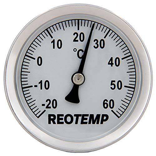 REOTEMP S1-C32 자석 아날로그 서피스 온도계, -20 to 60 섭씨