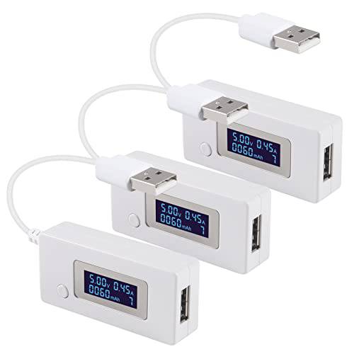 ACEIRMC 3pcs USB Volatage/ Amps 파워 미터, 테스터 멀티미터,전기,전압계,측정 테스트 스피드 of 충전기, 케이블, 컴퓨터,  보조배터리, 파워뱅크