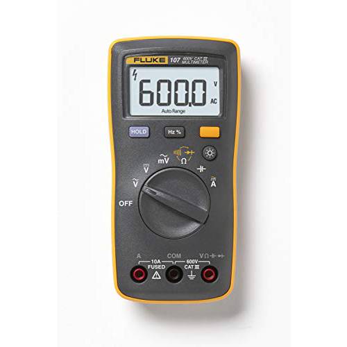 Fluke 107 팜 사이즈 디지털 멀티미터,전기,전압계,측정