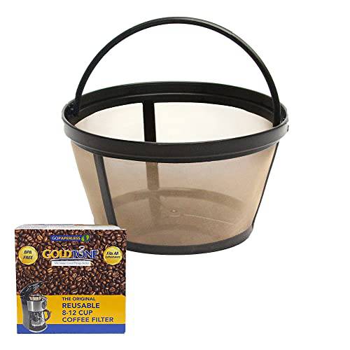 GOLDTONE 리유저블,재사용 8-12 컵 바스킷 커피 필터 fits Boscare 커피 머신 and 브루어스, BPA 프리 (바스킷)