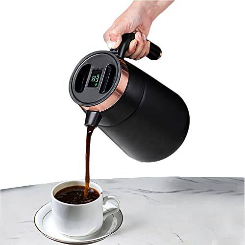 1.6L 커피 유리병 진공 커피 Thermos 핫 워터- 온도 디스플레이 - 식품등급 스테인레스 스틸 - 유지 12 시간 핫 - 커피,  핫 워터, 티,차