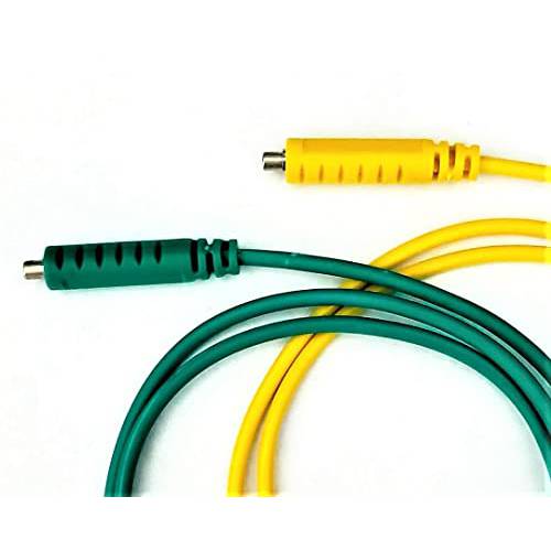 팩 of 2 저전압 터미널, 커넥터, thermostats, 컨트롤 보드 and Other 스위치 테스팅, 점프 자석 와이어 (그린/ Yellow)