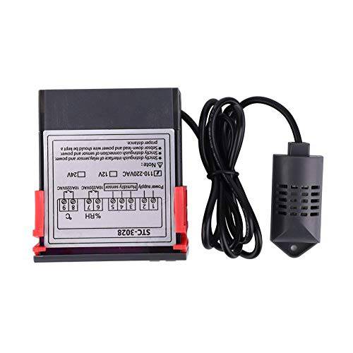 STC-3028 온도 컨트롤 12V/ 24V/ 110V/ 220V 디지털 디스플레이 온도 and 습도 컨트롤러 미터 통합 Sensor(12V)